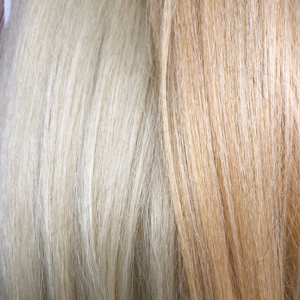 Blonde bob Wig Swisslace Lacefront 613 hair blende - Picture 8 of 8